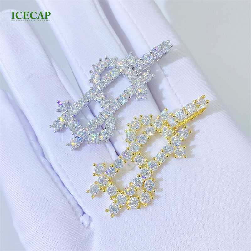 wholesale Cross pendant 925 Sterling Silver VVS D moissanite diamond Pass the diamond test Charm hip hop pendant