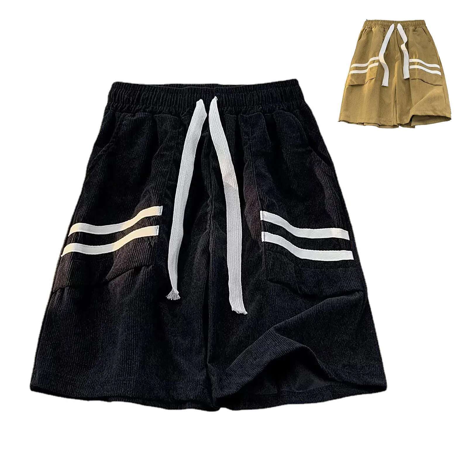 Men's Designer Shorts Slim Fit Casual Loose Beach Pants Quarter 2025 Summer New Item Korean Original New Fashion Street Men's Sports Shorts 