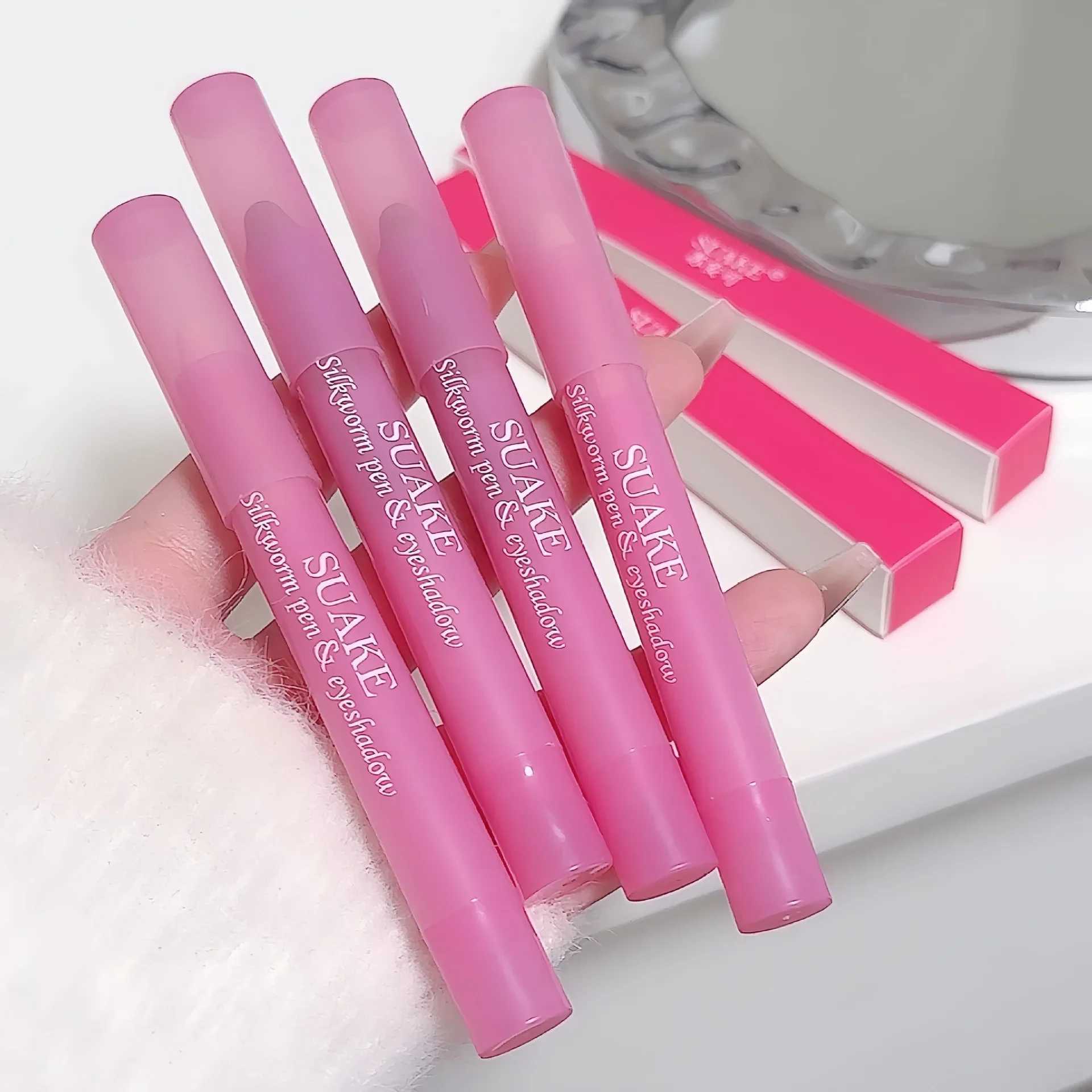 Matte Lying Silkworm Pen Highlighter Contouring Stick Face Outline Shadow Bronzer Concealer Cream 3D Brightening Korea CosmeticXJ250217