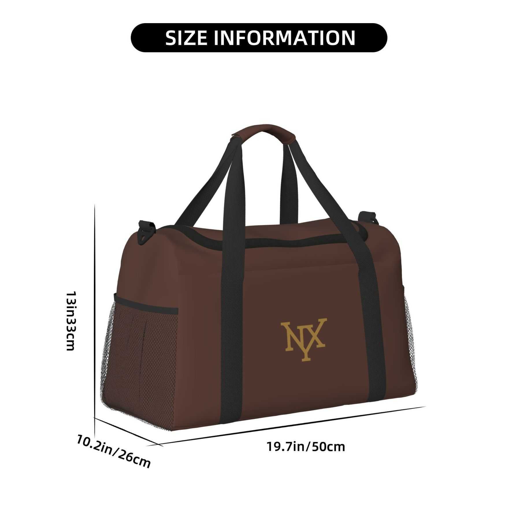 NXY Large Luggage Women Handle Travel Bag Designer Duffle Bag Men Vintage Print Weekend Bags Casual Gym Yoga Sports Bags 250217