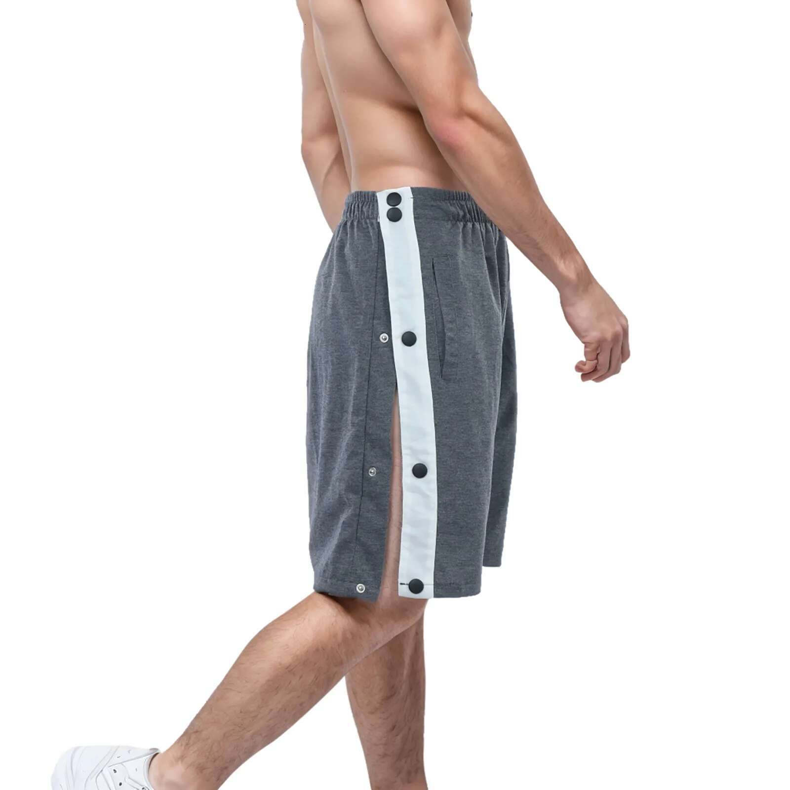 Summer New Side Single Breasted Men's Designer Shorts With Deep Pocket Loose Fit Outdoor Leisure Running Shorts For Exercise And Training Basketb