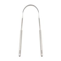 Stainless Steel Tongue Scraper Brush Cleaning Scrapers Oral Care Keep Fresh Breath Improve Oral Hygiene Tongues Cleaner Tools W1477 LL