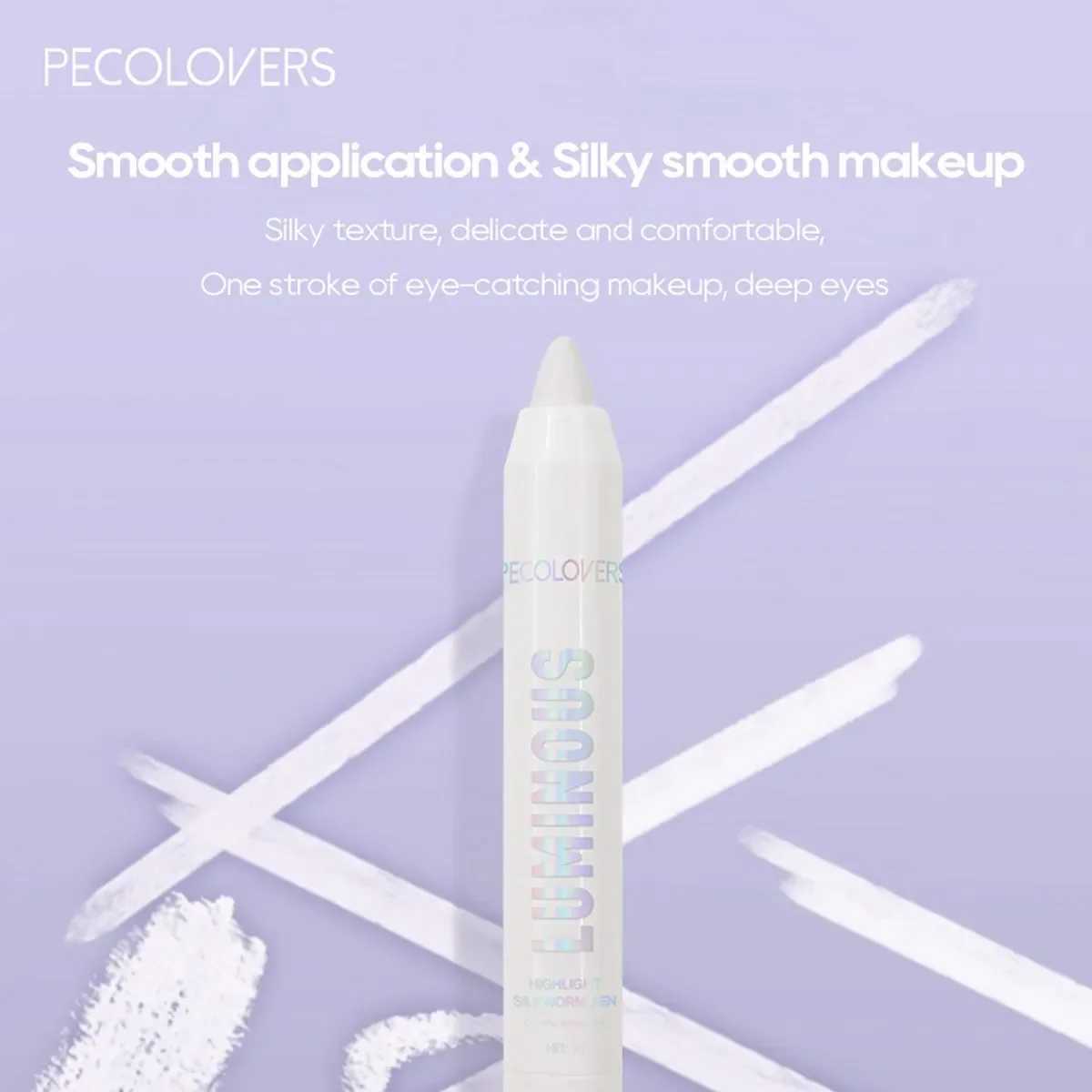 High-gloss Pen Lying Silkworm Highlighter Pen Eyes Corner Brightening Pearl Glitter Matte White Eyeshadow Stick Eye MakeupXJ250217