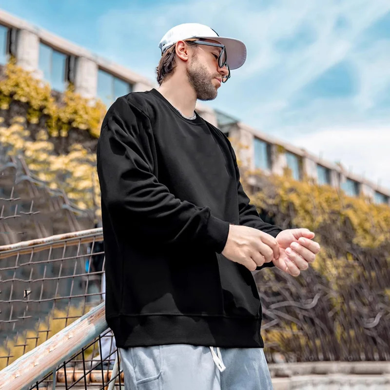 Plus Size Oversized Men Tops Autumn Pullovers Sweatshirts 6XL 7XL110180kg Man Round Neck Long Sleeve Printed Big Clothing 250214