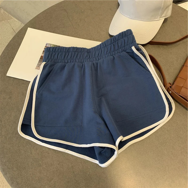 Summer Striped Short Woman Simple Casual Fashion All-match Y2K Shorts Trendy Pants for Women 250210