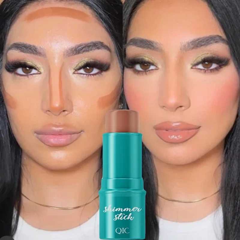 Matte Contour Stick Waterproof Trimming Bronzer Highlighter Shadow Contouring Pencil Cosmetics for Face Corrector CreamW250217