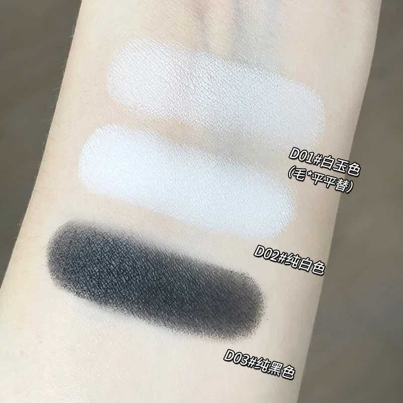 Matte White Face Highlighter Makeup Illuminator 3D Nose Shading Contour Palette Eye Head Lying Silkworm Highgloss Makeup ProductXJ250217