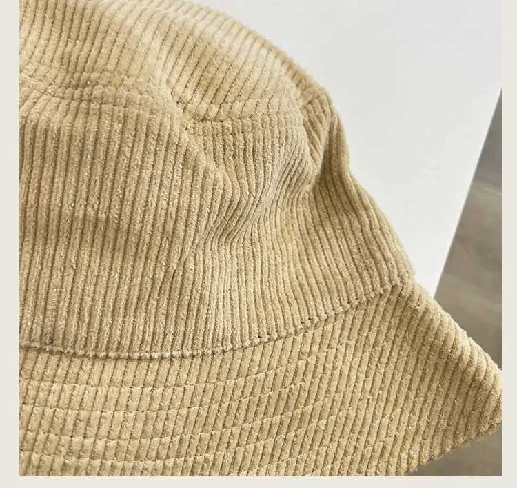 2022 Womens Coral Reef Bucket Hat Mens Casual Winter Warm Solid Bob Panama Hat Wide Brown Sun Fishermans Hat W250217