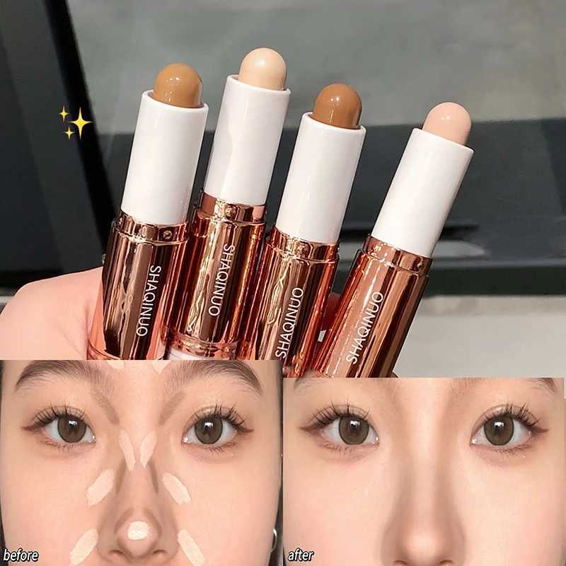 Double-ended Contouring Shading Pen Cream Brighten Nose Shadow Profile Natural Three-dimensional Highlight Stick Korean MakeupW250217