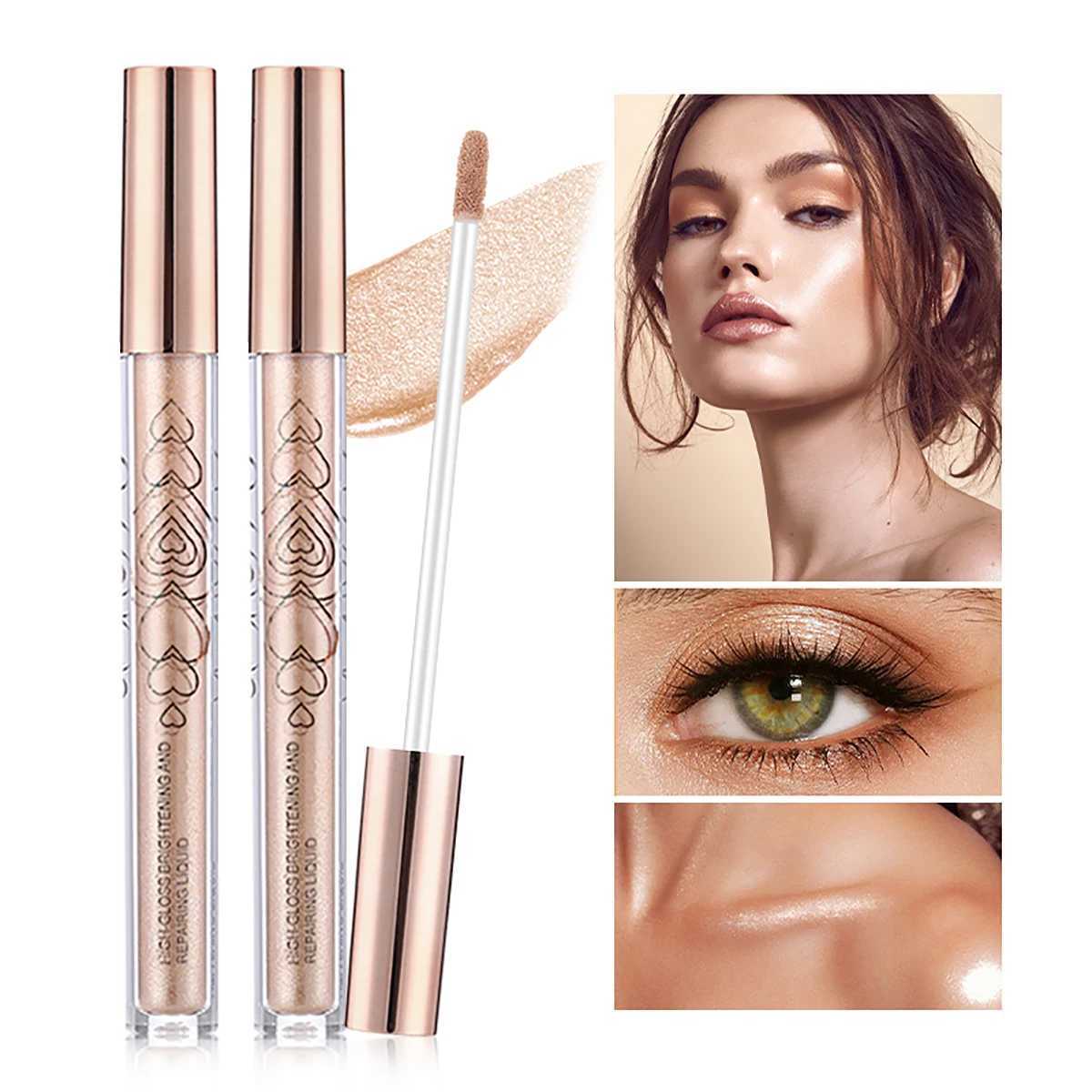 Liquid Highlight Contour Stick Face Shadow Glitter Powder Brighten Concealer Three-dimensional Nose Shadow Eyeshadow HighlighterW250217