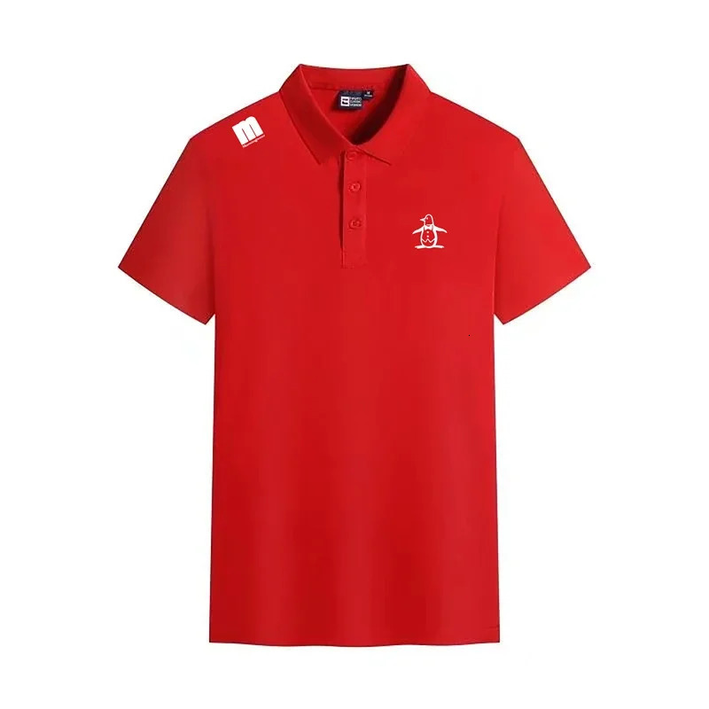 Munsing Wear Mens Polo Shirt Summer Fashion Cute Casual Short Sleeve Men and Women Golf High Quality Clothing 250115