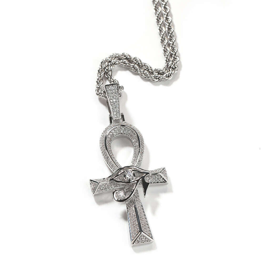 Hip Hop Ancient Cute Spring New Product Horus Eye Anhe Cross Pendant Versatile Jewelry Accessories