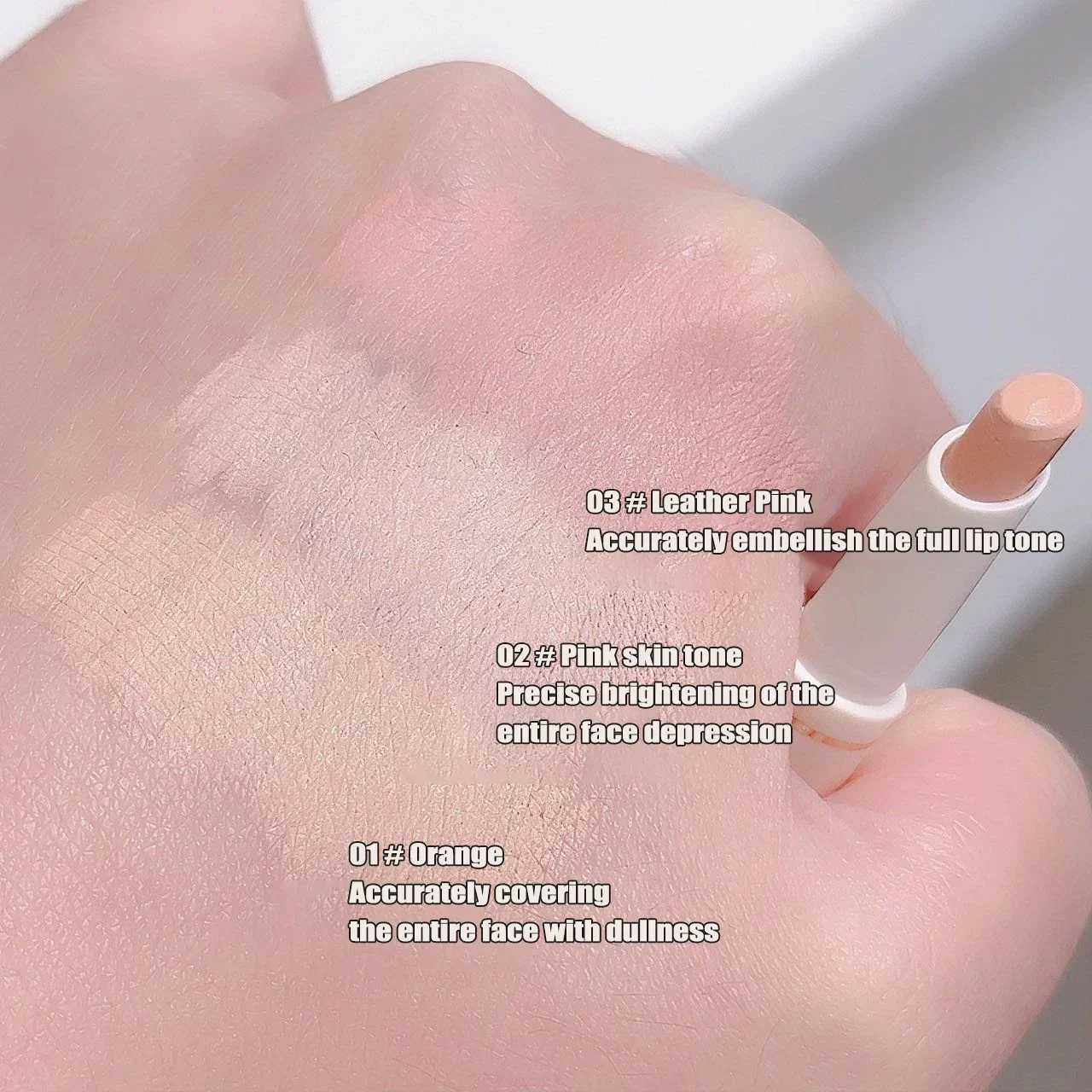 Silk Soft Concealer Pen with Brush Moisturizing Full Coverage Acne Dark Circles Contour Cream Lip Concealer Cover Stick MakeupXJ250217