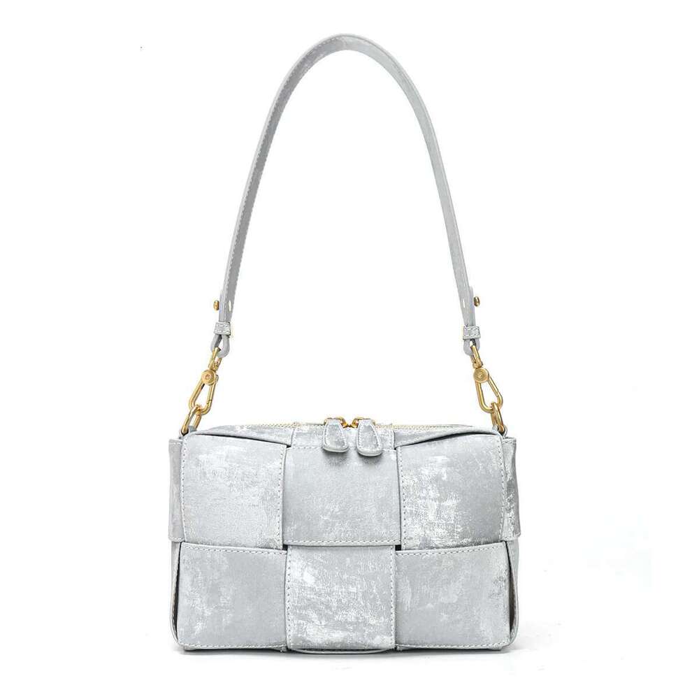 Spring New For Women Fashion Versatile Weaving Design Crossbody Bags High-Quality Genuine Leather Female Handbags