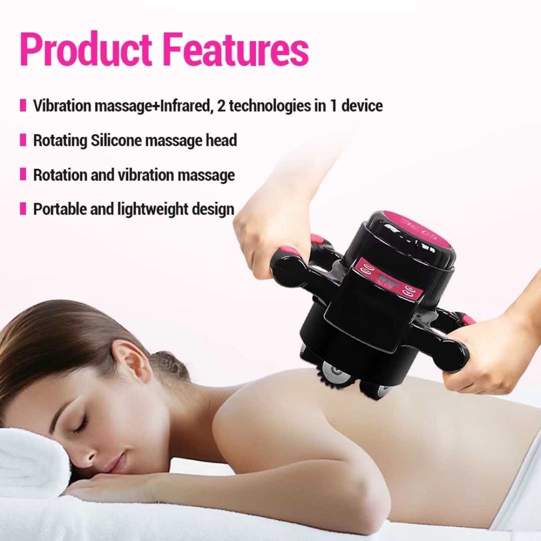 Portable Massager Vibrator Body Massage Slimming Vibrating Cellulite Remove Roller Muscle Relaxing Weight Loss Machine