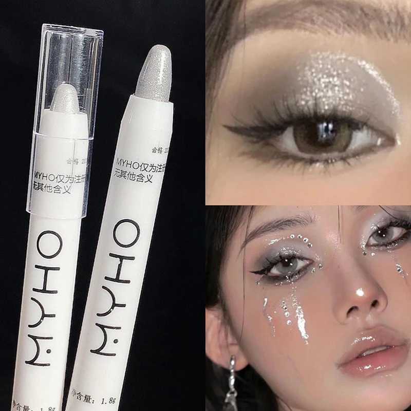 13 color eye shadow pencil matte white bright eye head contour shadow stick flash eye shadow highlighter toolW250217