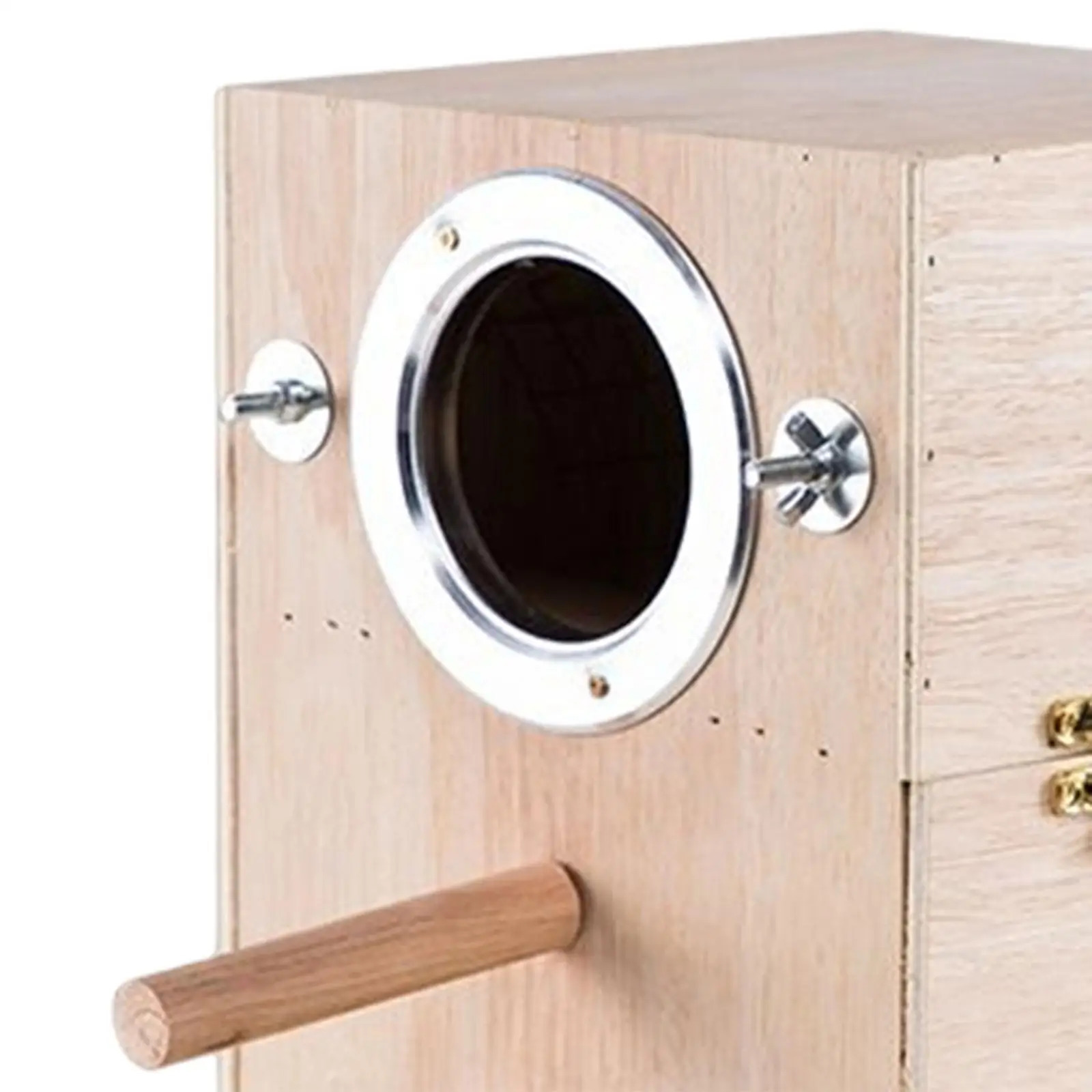 Pet Parrot Breeding Box Parakeet Nesting Box Birdhouse Cage Mating Box Wood Hatching for Canary Budgie Garden Outdoor 250206