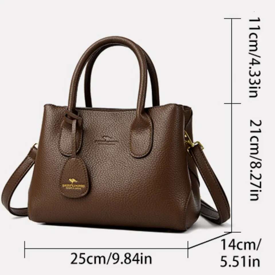 designer Women's Bags Designer Multifunctional High Quality Leather Women's Handbag Fashion Tassel Design Ladies Shoulder Crossbody Bags Bol