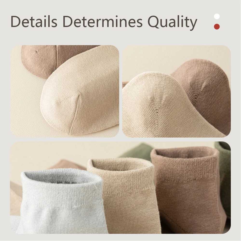 95% Combed Cotton Socks Men Business Dress Short Socks Soft Breathable Spring Summer Colorful Sock For Man 5Pairs/Lot Ankle Sock W250217