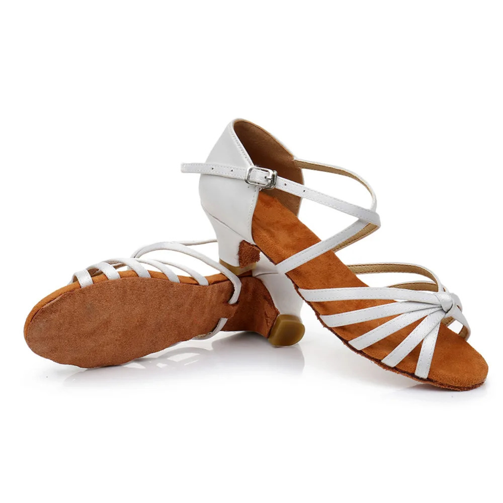 arrival Ballroom Girl Dance Shoes children Low Heel Ladies Women Latin Dance Shoes Women Professional Dancing Shoes 17-26CM 250214