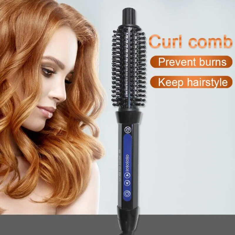 Real Electric Professional Ceramic Hair Curler Curling Iron Roller Curls Wand Waver Fashion Styling Tools 250214