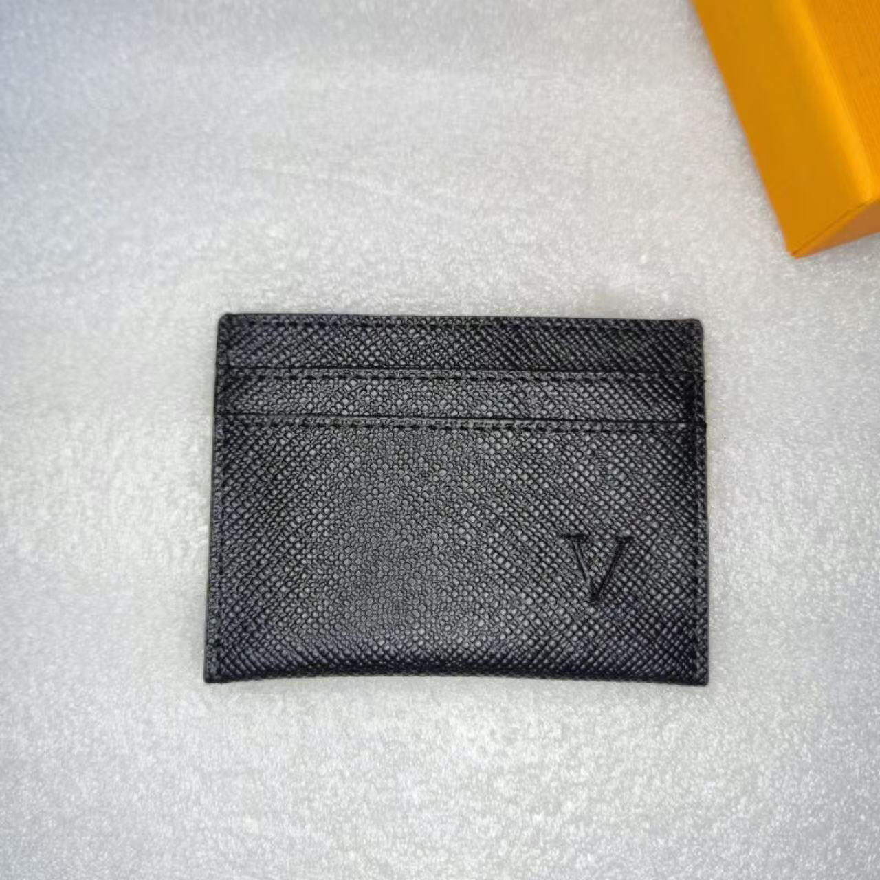 Luxury Designer Credit Card Holders Mini Coin Wallets High Quality For Men Women Genuine Leather Classics Pure Color Card Holder Purses Short Wallet With Box