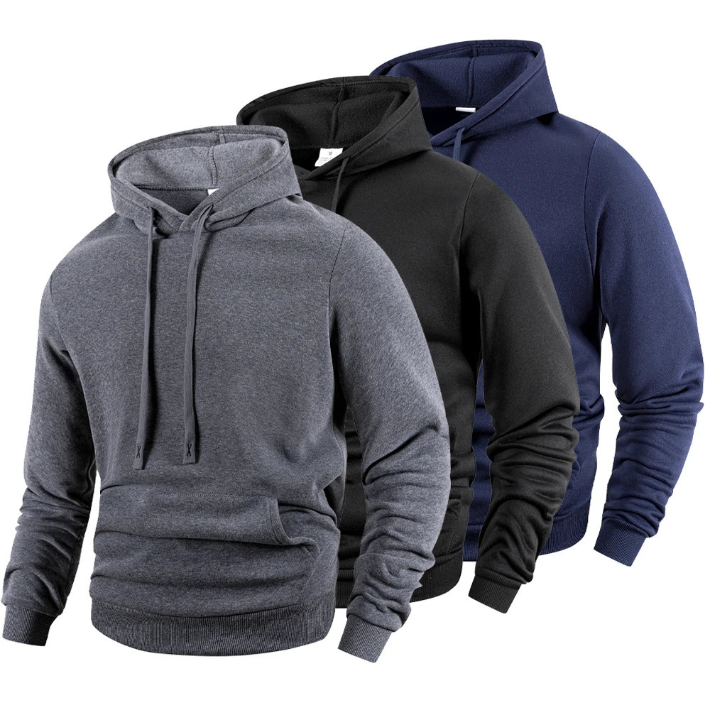Autumn Mens Thicken Hoodies Running Sweatshirts Casual Loose Hoodie Pullovers Harajuku Long Sleeve Hoody Unisex 250214