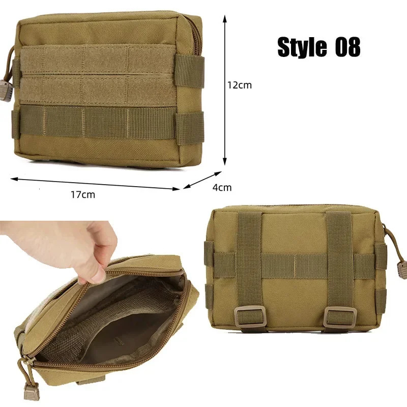 Outdoor sports bag Molle system accessory tactical for easy carrying wearresistant and scratch resistant 250118