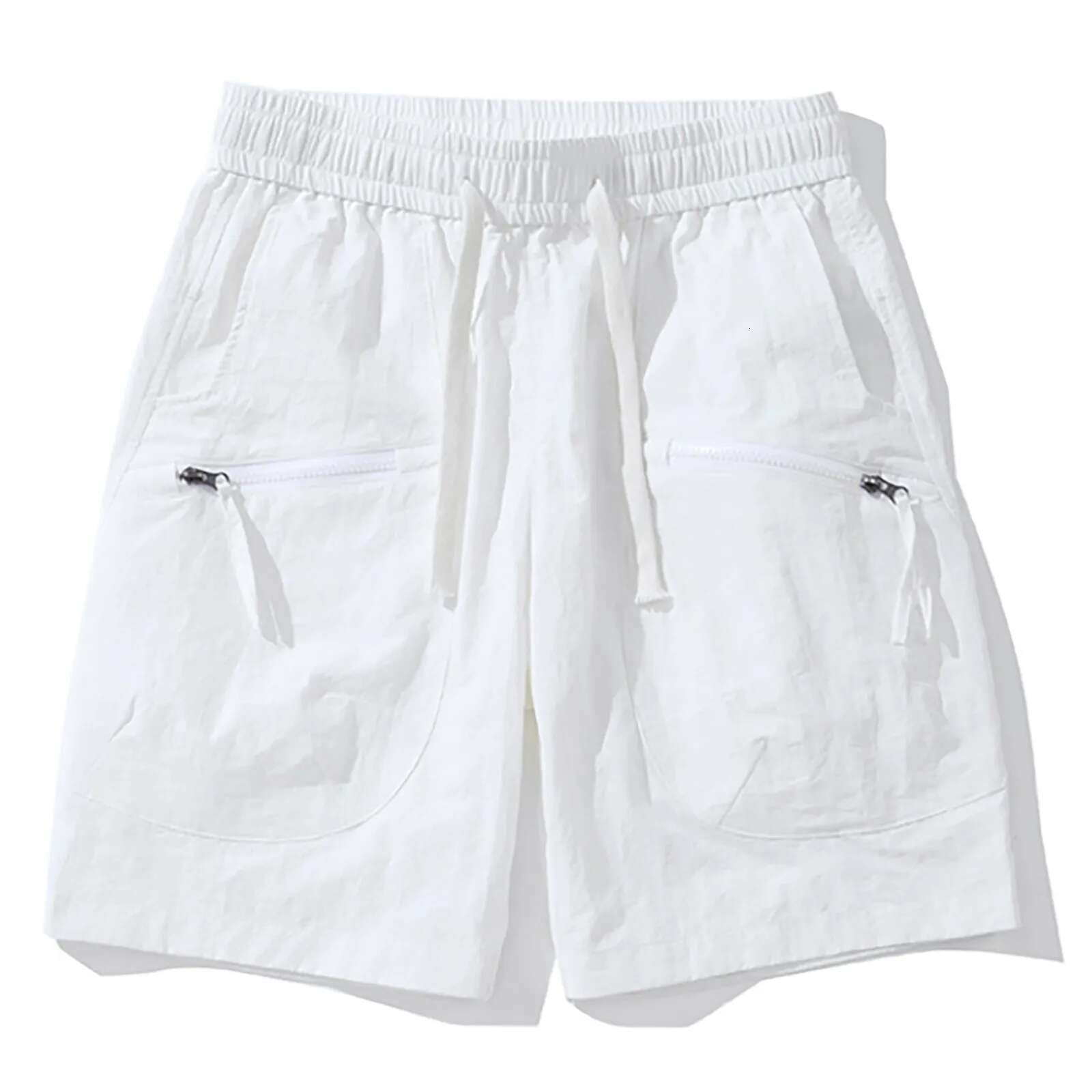 2025 Summer Solid Color Men's Designer Shorts Zipper Pocket New Casual Quick Drying Breathable Shorts Basketball Sports Shorts Cortos Hombre