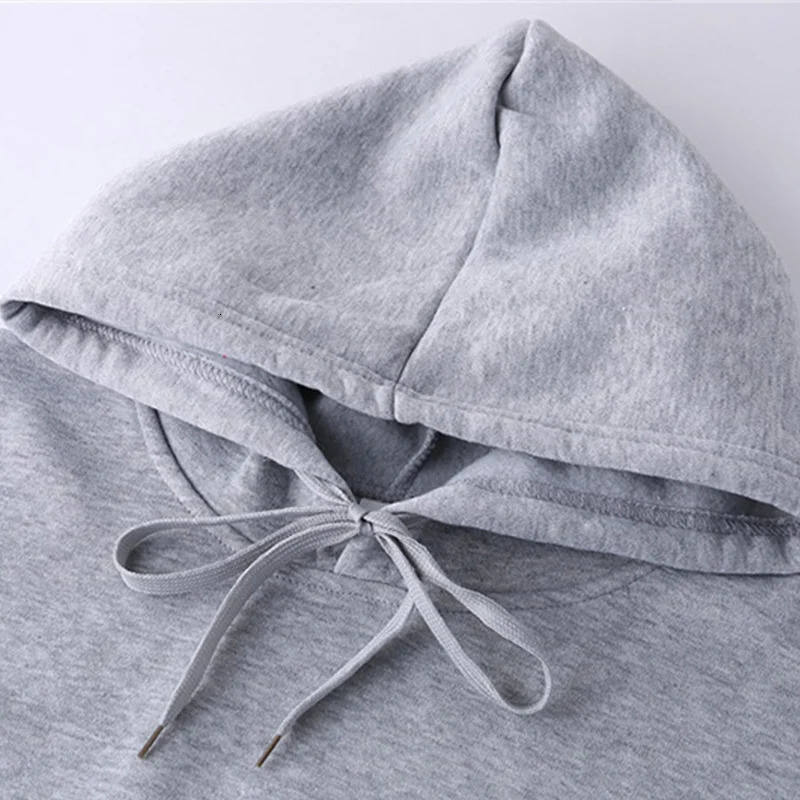 Fashion Mens Thin Hooded Hoodie Cotton Top Spring and Autumn Solid Color Long sleeved Sweatshirt 250214