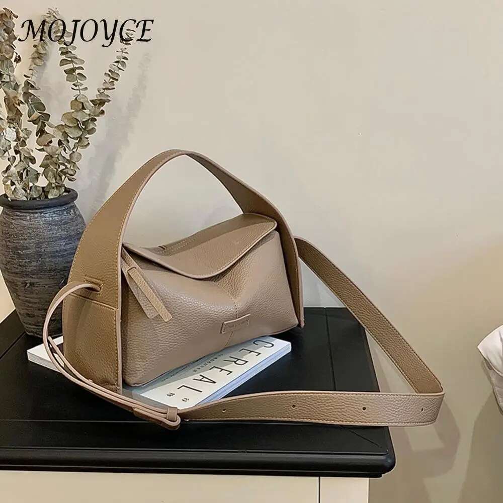 designer Women's Bags for Women PU Leather Horizontal Niche Crossbody Bag Solid Color Fashion Trend Shoulder Bags Commuting Handbag
