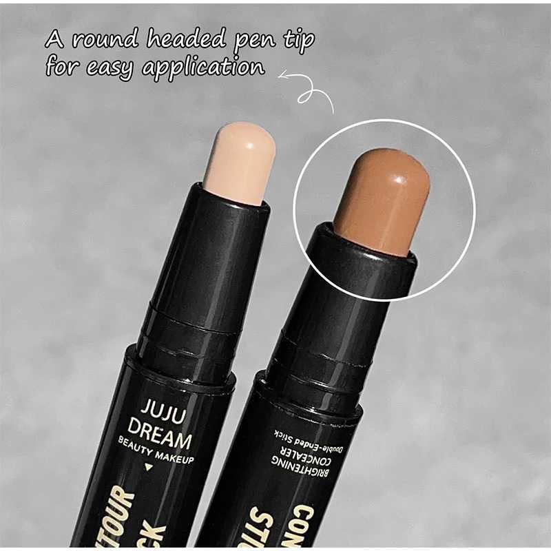 Double Headed Dual-purpose High-light Trimming Stick Three-dimensional Contour Nose Shadow Facial Shape Brighten And TrimmingW250217