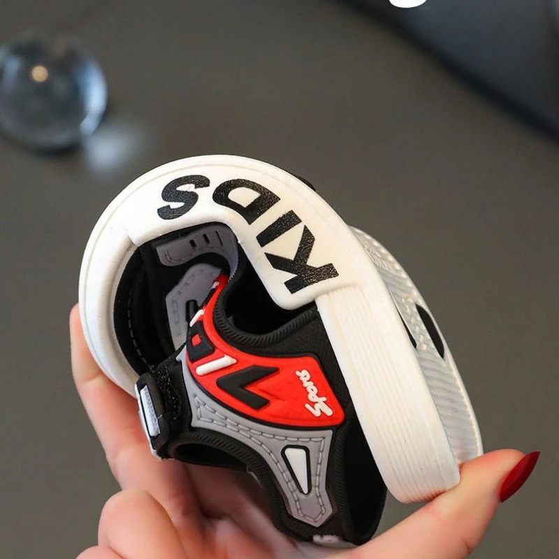 Summer Kid Student Outdoor Beach Sandal Children Sandal PVC Non Slip Boy Cute Cartoon Shoe for Non-slip Infant Baby Sports Shoes 250117