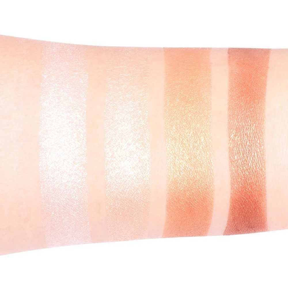 4 Colors Rose Diamond Highlighter Powder Palette Glitter Face Contour Makeup Shimmer Illuminate Brighten High Light CosmeticXJ250217