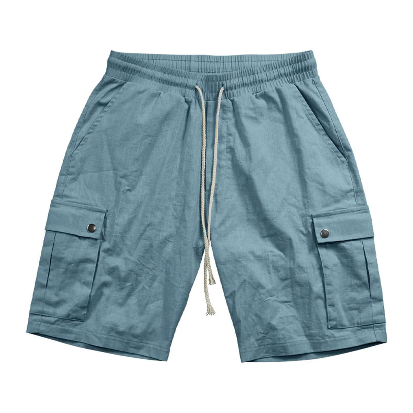 2025 New Sports Fies Men's Designer Shorts Work Pants Slim Fit Breathable Quick Drying Drawstring Shorts Summer Popular Casual Bermuda Mascui