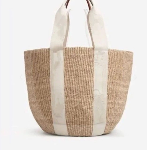 Big Designer Fashion Size Ote Bag Men And Women Handbag Woven Leather Bucket Bags Summer