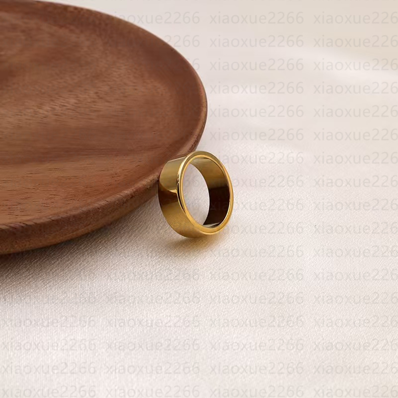 high quality V Gold ring Designer Rings Couple rings for women designer jewelry Titanium Steel with diamond ring unisex for Anniversary Jewelry gift w