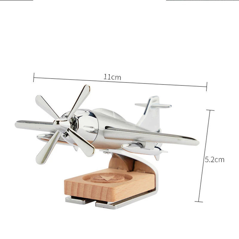 Car interior accessories solar airplane model center console decoration air freshener 250214