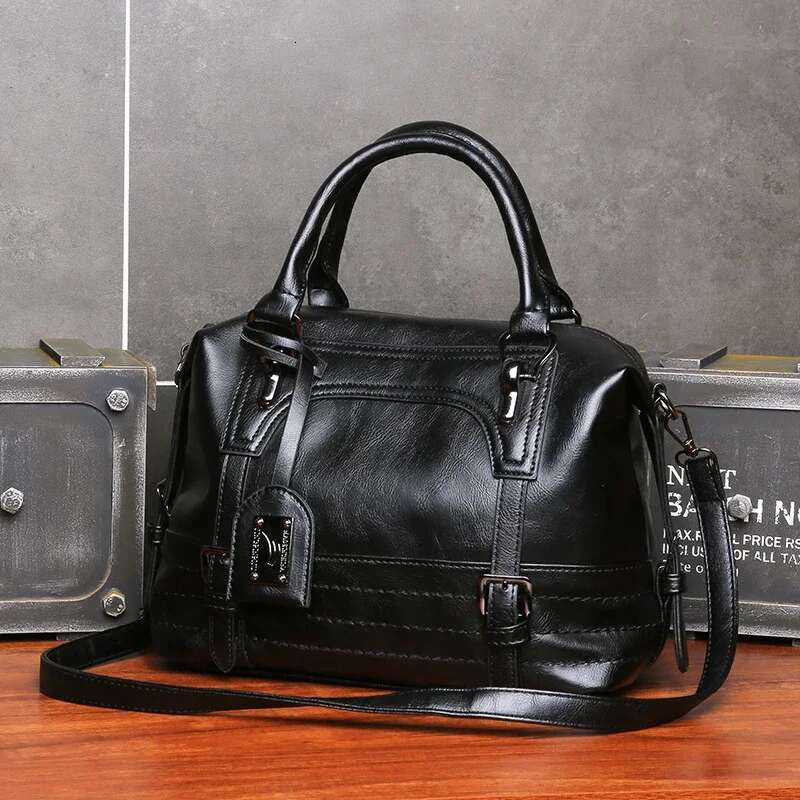 PU Leather Ladies Boston Shoulder Women Tote Handbags High Quality Female Top Handle Messenger Crossbody Bags