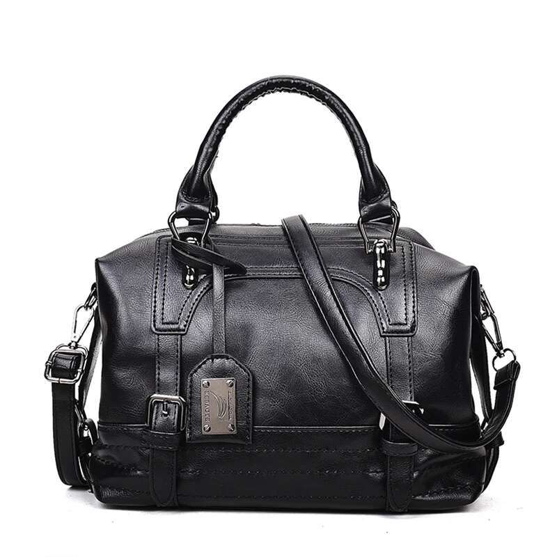 High Quality Soft Leather Handbags Designer Retro Crossbody Bags for Women Large Capacity Ladies Shoulder Messenger Bag