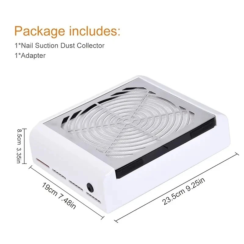 Nail Art Dust Suction Collector 36W Nail Vacuum Dust Collector Powerful Nail Dust ctor Cleaner 250214