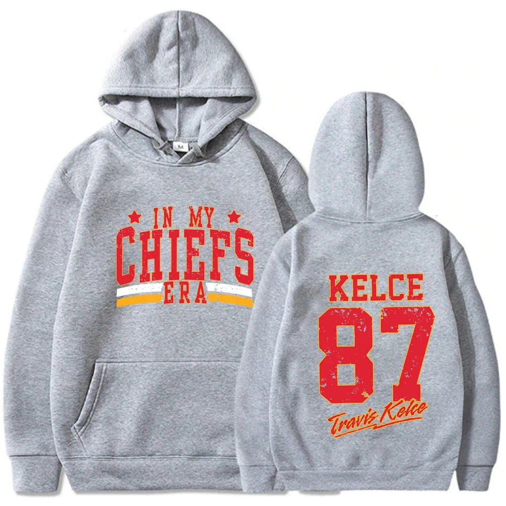 Retro in My Chiefs Era Sweatshirt Kelce 87 America The Eras Tour Pullover Streetwear Coats 250214