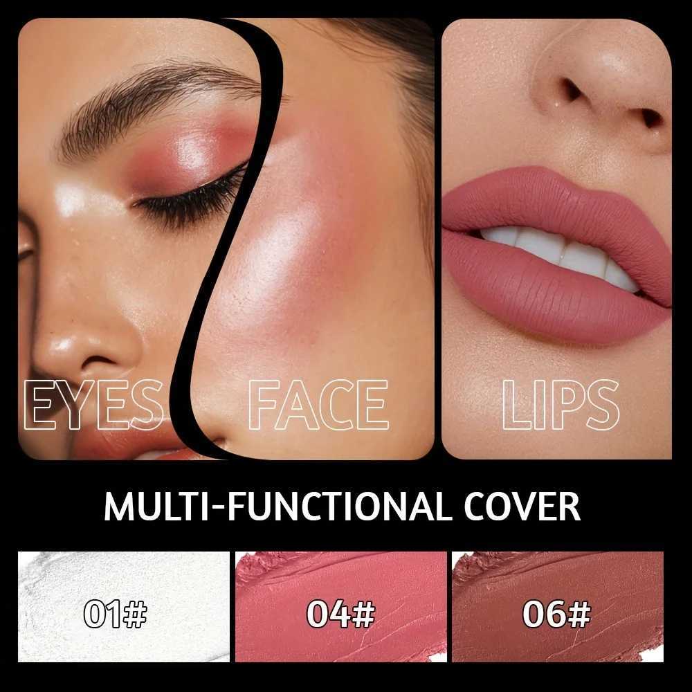 4Pcs face cream contour kit seamless mixing rod with Highlighter B durable waterproof suitable for perfect cheek carvingW250217