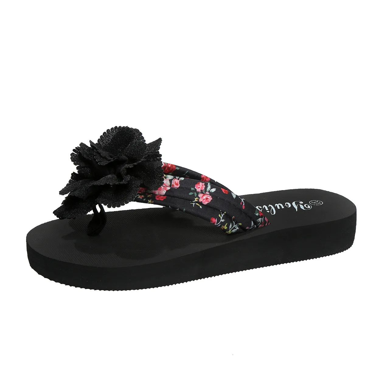 2025 Shoes Women's Slippers Beach Vacation Flat One Word Designer Summer New Fashion Casual Sandals zhanyishengli