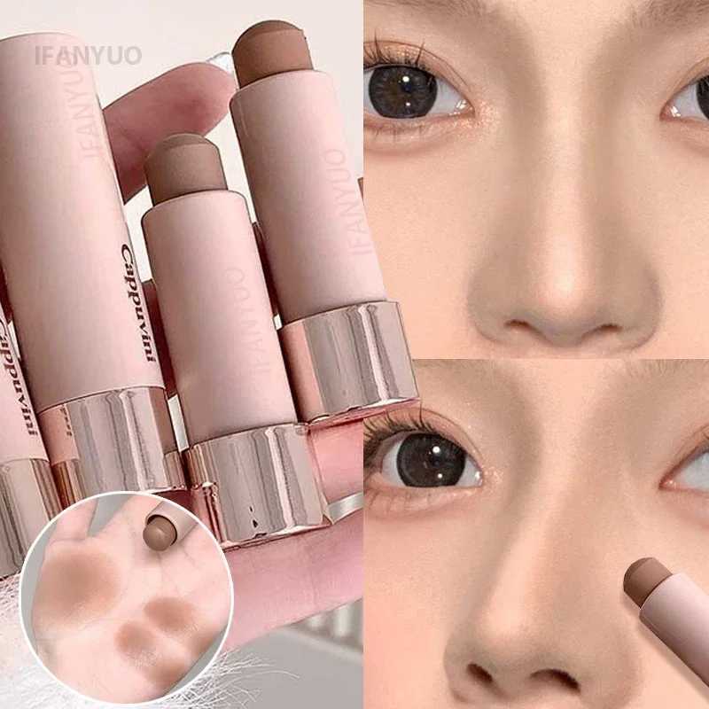 Brown brown outline stick waterproof cream texture moisturizing shadow outline pen facial concealer cosmetic makeupW250217