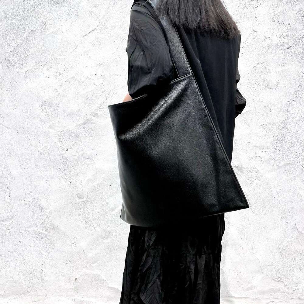 Genuine Leather For Women 2024 New Natural Cow Skin Bag Laptop Handmade Large Shoulder Handbag Big Handbags