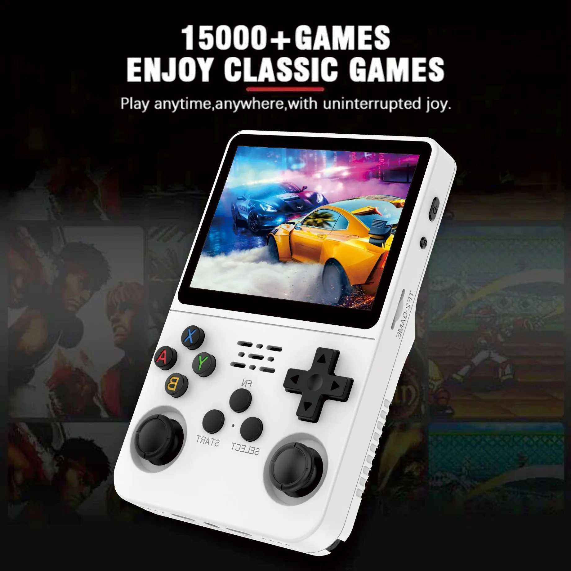 R36S Ark OS 2.0 Retro Video Handheld Game Console Linux System 3.5 Inch lPS Sn Built in 3000mah Battery Preinstalled Games Z250321
