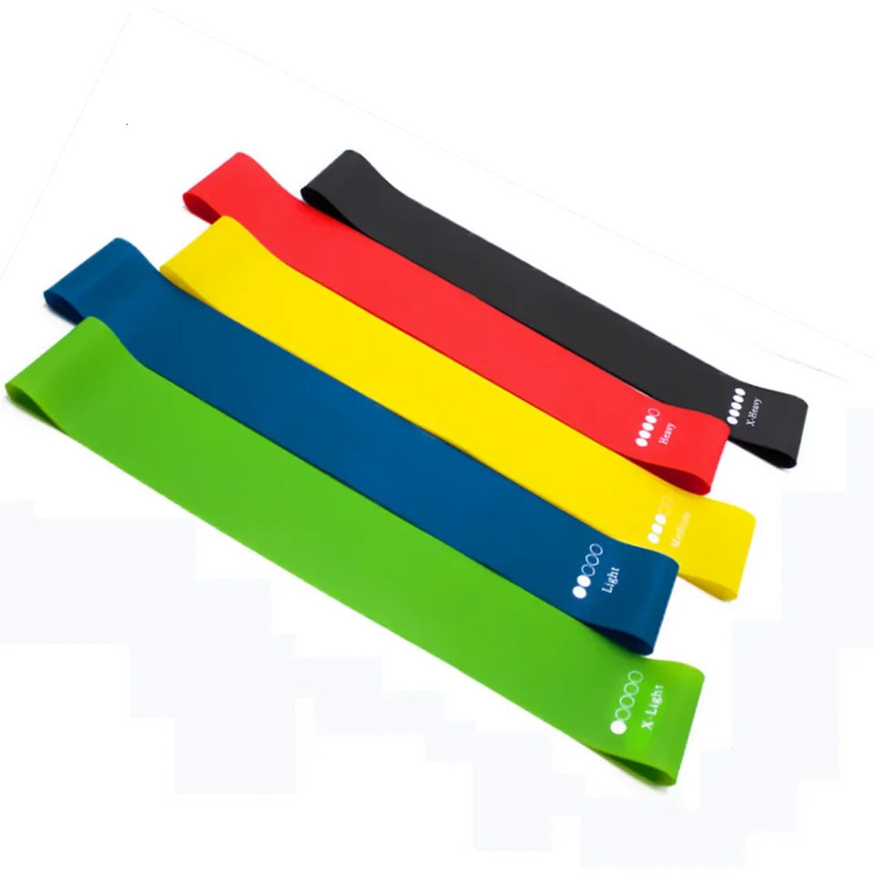 Yoga Resistance Bands Rubber Portable Exercise Band Pilates Strength Gym Fitness Equipment Home Workout Elastic 250213