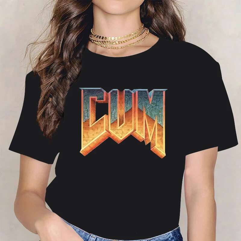 Shirt Vintage Graphic Plus Size Tshirt Women Summer Daily Casual Printed Streetwear Fashion Short Sleeve T-Shirt Hip Hop Tops