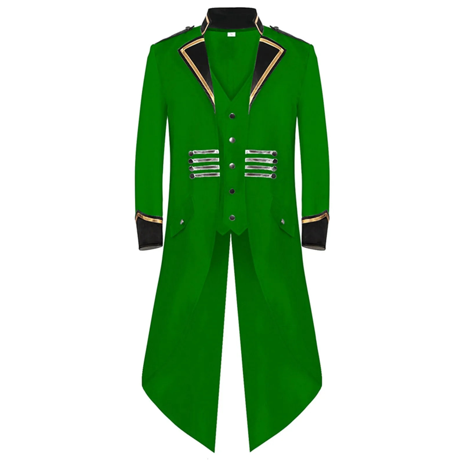 Men Medieval Costume Tuxedo Gentlemat Tailcoat Gothic Trench Vintage Frock Outfit Coat Jackets man 250214